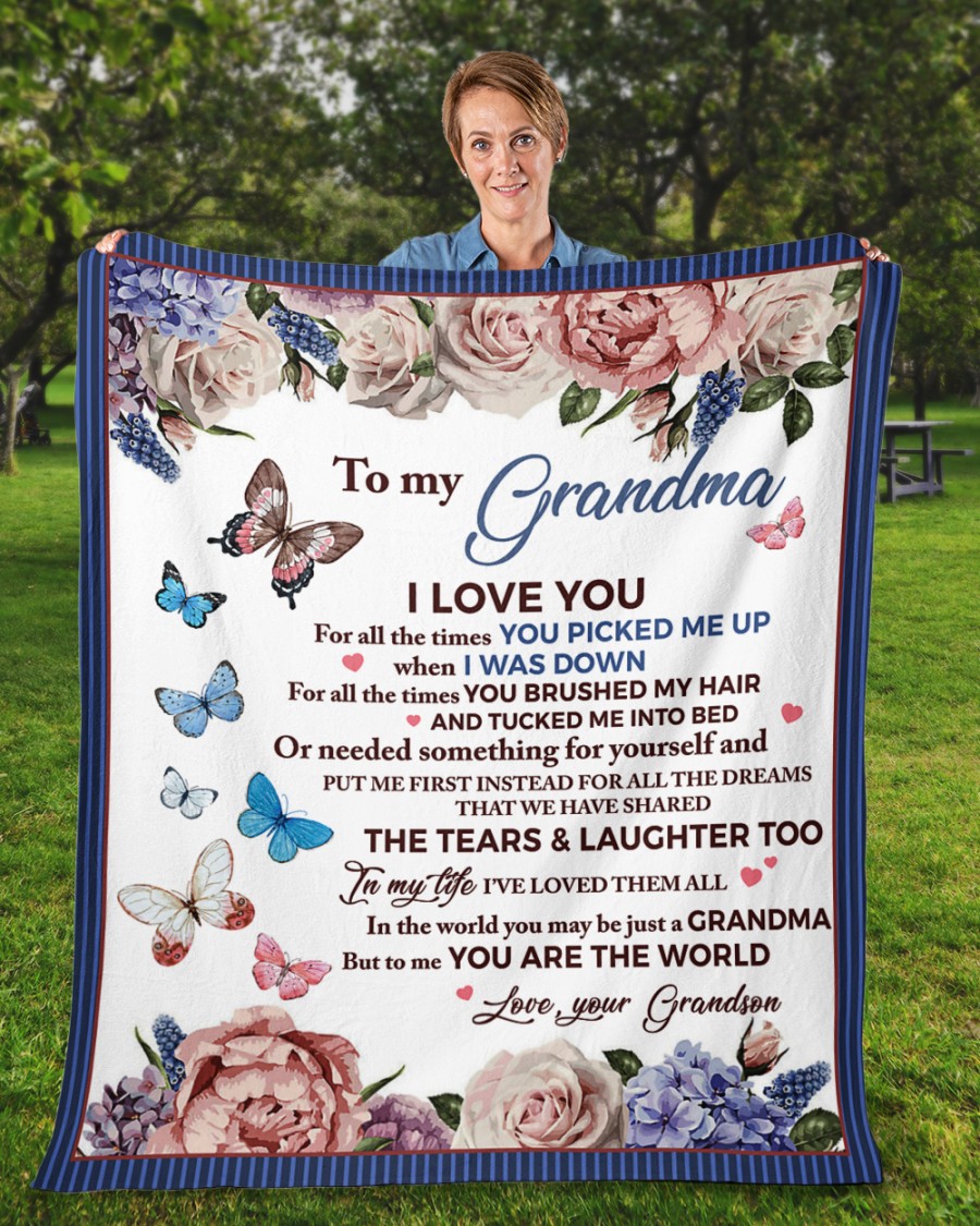 Personalized Custom To My Grandma From Granddaughter Grandson I Love ...