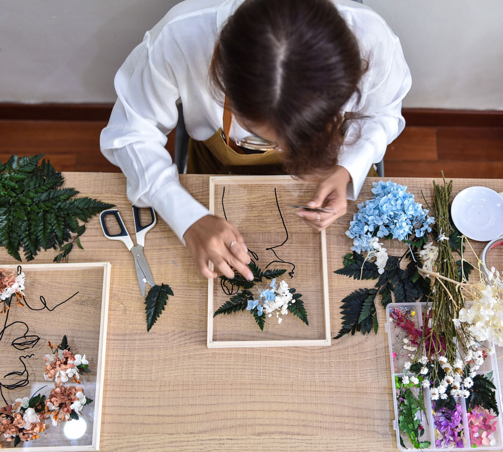 Personalized Dried Flower Frame Handmade FT25 – Tom Pham Designs