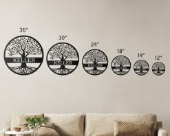 Alternative view of Personalized Metal Name Monogram Signs Letters Indoor Outdoor TMS132