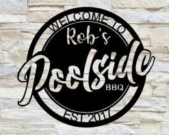 Personalized Metal BBQ Signs Indoor Outdoor TMS363