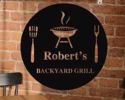 Personalized Metal BBQ Signs Indoor Outdoor TMS367