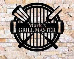 Personalized Metal BBQ Signs Indoor Outdoor TMS370