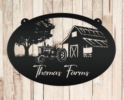 Personalized Metal Farm Signs Indoor Outdoor TMS217
