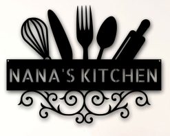 Personalized Metal Kitchen Signs Indoor Outdoor TMS289