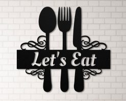 Personalized Metal Kitchen Signs Indoor Outdoor TMS291