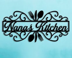 Personalized Metal Kitchen Signs Indoor Outdoor TMS293