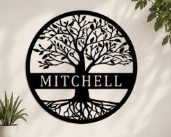 Personalized Metal Name Monogram Signs Letters Indoor Outdoor TMS132