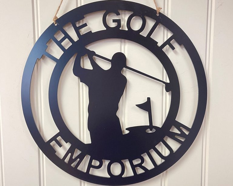 Metal Golf Signs – Tom Pham Designs