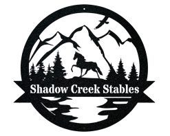 Personalized Horse Metal Sign Indoor Outdoor TMS649