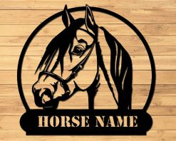 Personalized Horse Metal Sign Indoor Outdoor TMS652