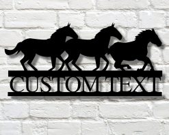 Personalized Horse Metal Sign Indoor Outdoor TMS653