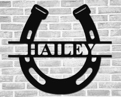 Personalized Horse Metal Sign Indoor Outdoor TMS654