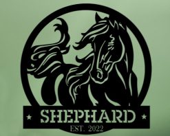 Personalized Horse Metal Sign Indoor Outdoor TMS657