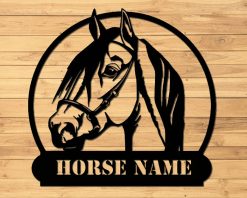 Personalized Horse Metal Sign Indoor Outdoor TMS661