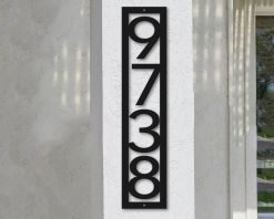 Personalized Metal Address Sign House Number Sign Indoor Outdoor TMS721