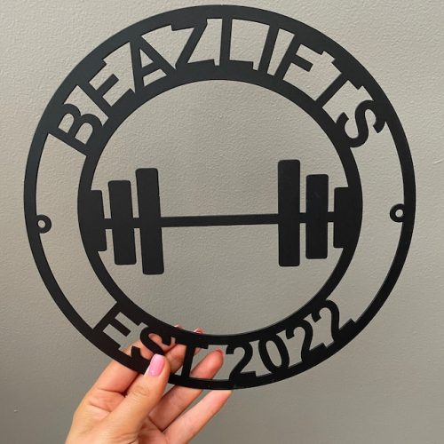 Personalized Metal GYM Signs Indoor Outdoor TMS809 photo review
