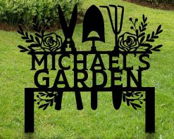 Personalized Metal Garden Signs Indoor Outdoor TMS849