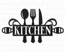 Personalized Metal Kitchen Signs Indoor Outdoor TMS879