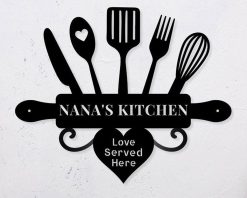 Personalized Metal Kitchen Signs Indoor Outdoor TMS881