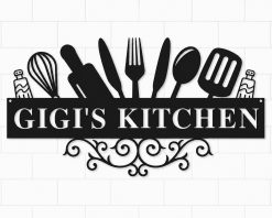 Personalized Metal Kitchen Signs Indoor Outdoor TMS882