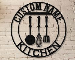 Personalized Metal Kitchen Signs Indoor Outdoor TMS884