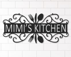 Personalized Metal Kitchen Signs Indoor Outdoor TMS885
