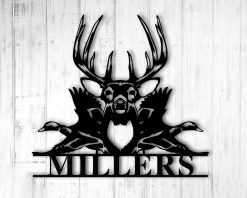 Personalized Duck Deer Metal Signs Indoor Outdoor TMS1425