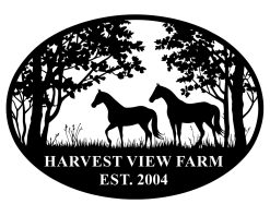 Personalized Horse Metal Sign Indoor Outdoor TMS1548
