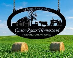 Personalized Metal Farm Signs Indoor Outdoor TMS1559