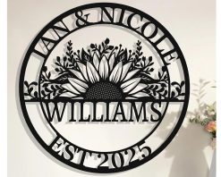 Personalized Metal Signs Wedding Couple Anniversary TMS1552