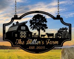 Personalized Metal Farm Signs Farmhouse Outdoor TMS1633