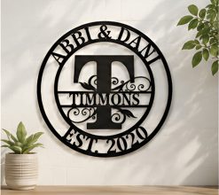 Metal Monogram Signs