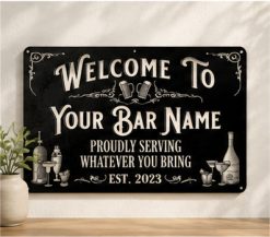 Metal Bar Signs