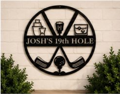 Metal Golf Signs