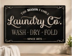Metal Laundry Sign