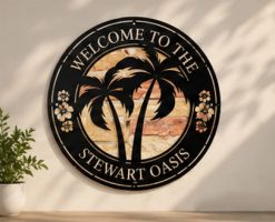 Metal Patio Signs
