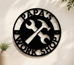 Metal Workshop Sign