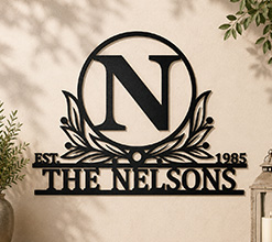 Family Name Metal Signs