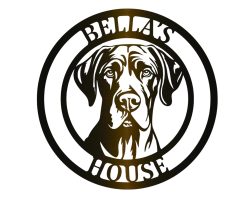 Alternative view of Personalized Dog Photo Metal Sign Personalized Memorial Gift TMS1693