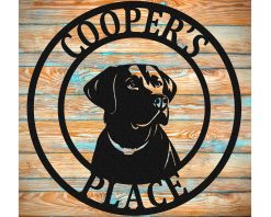 Personalized Dog Photo Metal Sign Pet Portrait TMS1722