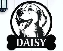 Personalized Dog Photo Metal Sign Pet Portrait TMS1724