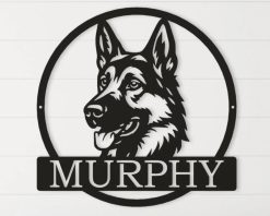 Personalized Dog Photo Metal Sign Pet Portrait TMS1725