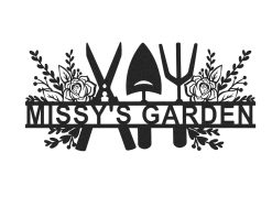 Personalized Garden Metal Sign Custom Outdoor Decor TMS1709