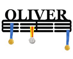 Personalized Medal Hanger with Name Custom Medal Display TMS1713