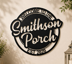 Welcome Metal Signs