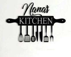 Personalized Kitchen Metal Sign Custom Name Wall Decor TMS1774