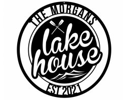 Personalized Custom Lake House Metal Sign Outdoor TMS1788